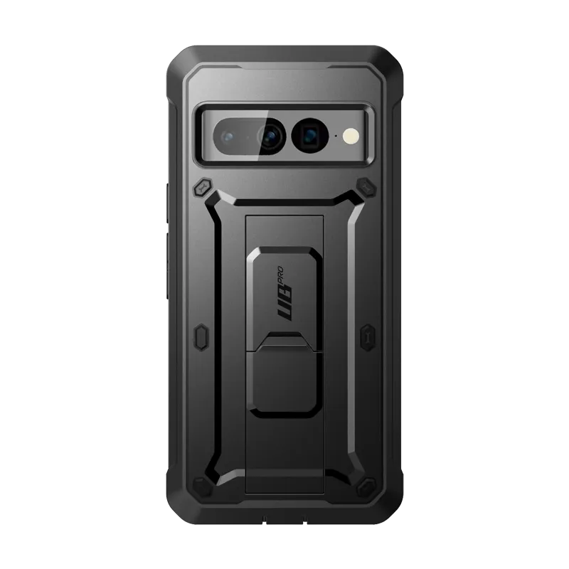 Rugged Outline Transparent Look Google Pixel 8 Unicorn Beetle PRO Rugged Phone Case-Black