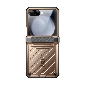 Ultra light Galaxy Z Flip7 Unicorn Beetle PRO Rugged Case with Belt Clip-Gold