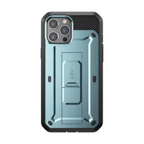 iPhone 12 Pro 6.1 inch Unicorn Beetle Pro Rugged Case-Blue Marble finish Shock Layer