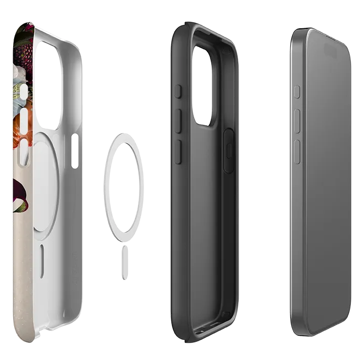 iPhone MagSafe Tough Case -  Endurance Pale Matte Texture Premium Texture Layer