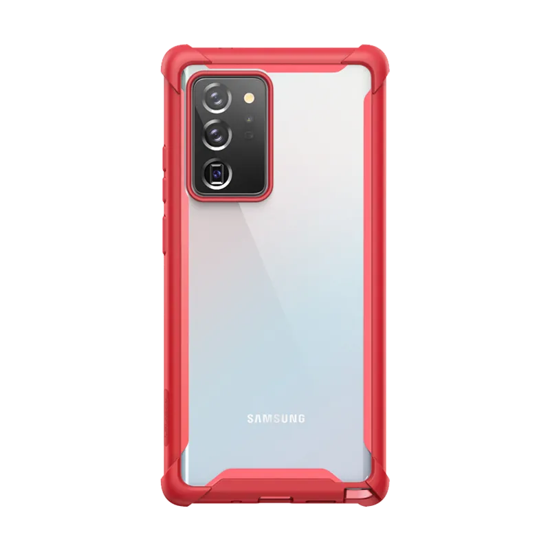 Galaxy Note20 Ultra Ares Case - Red Matte Pattern Layer Luxury Look
