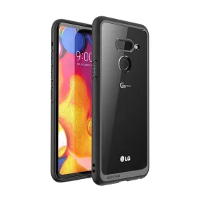 Protective Pattern Texture Premium Edge LG G8 ThinQ Unicorn Beetle Style Slim Clear Case-Black