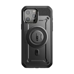 iPhone 15 Pro Max 6.7 inch Unicorn Beetle PRO MAG Rugged MagSafe Case-Gun Metal Stylish Finish Soft Edge Look