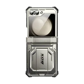 Galaxy Z Flip6 Armorbox - Titan Gray Simple Texture Protective Pattern
