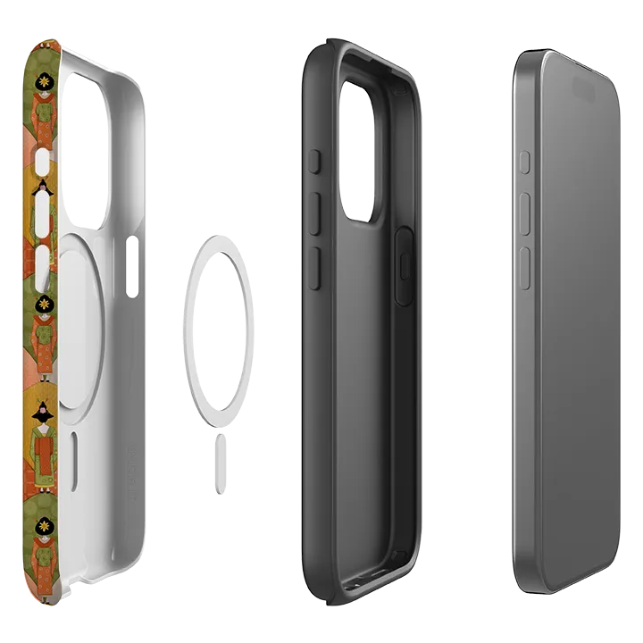 Wireless charging iPhone MagSafe Tough Case - Geisha By Maja Lindberg