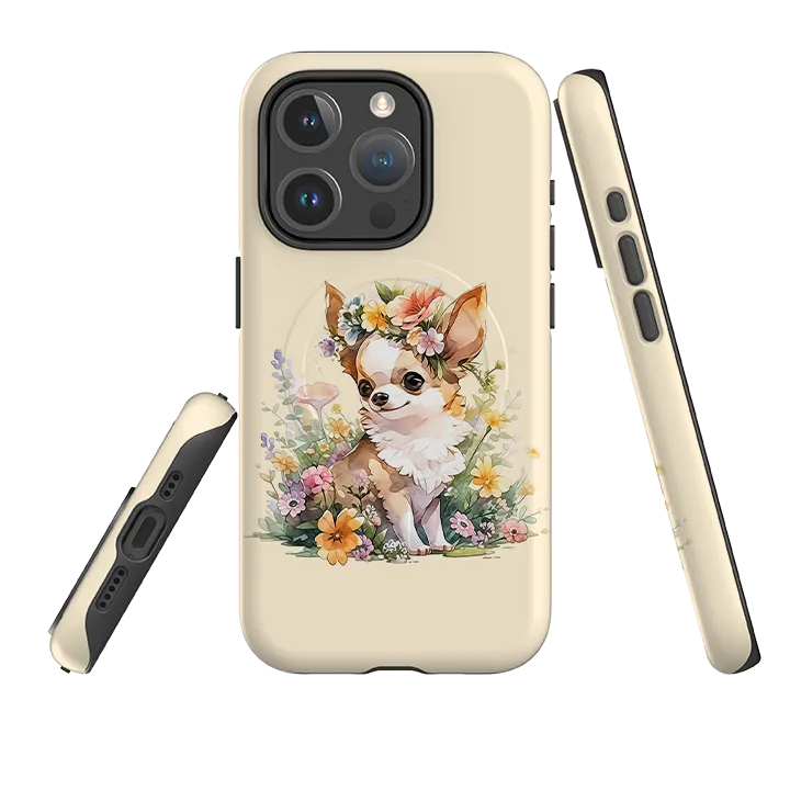 iPhone MagSafe Tough Case - Cute Dog N Durable Surface Design