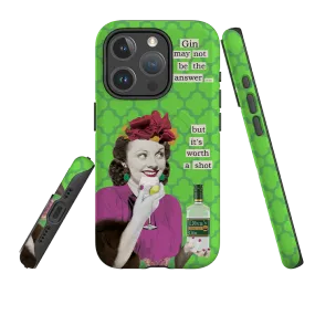 iPhone MagSafe Tough Case - Gin By Clare Jordan Flexible Detail Design