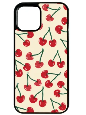 Cherries Phone Case Sleek Detail Rugged Design
