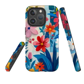 Classic Look anti fingerprint iPhone MagSafe Tough Case - Chapel Floral