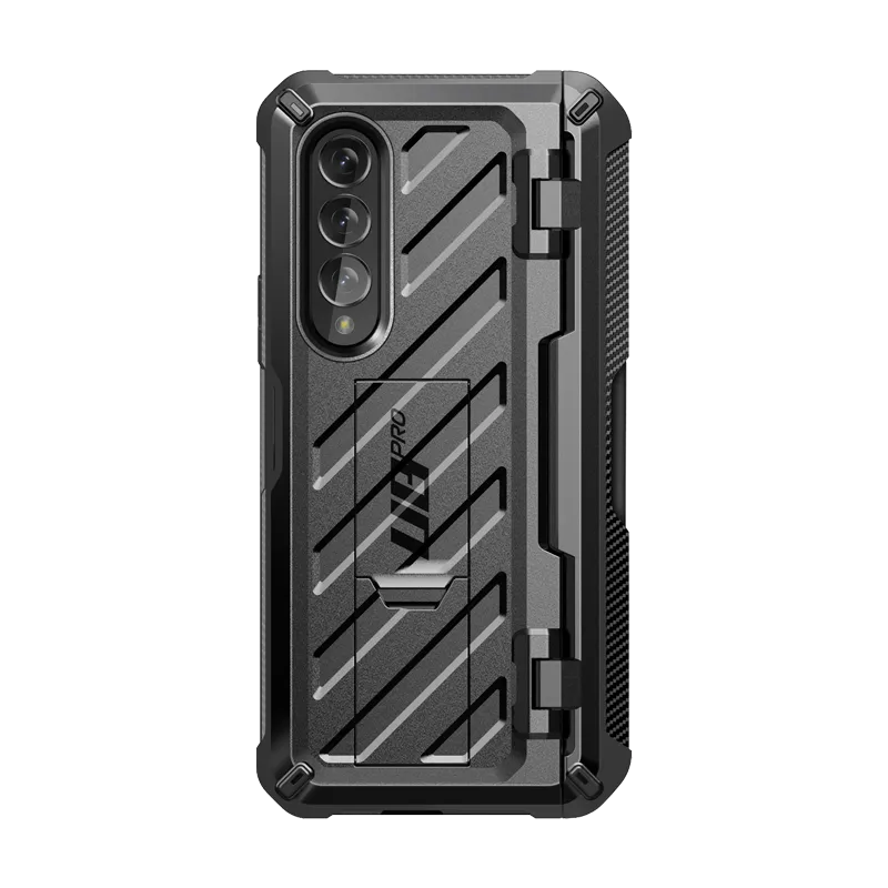 Shock Absorber Galaxy Z Fold4 Unicorn Beetle PRO Rugged Case with S-Pen Holder-Black