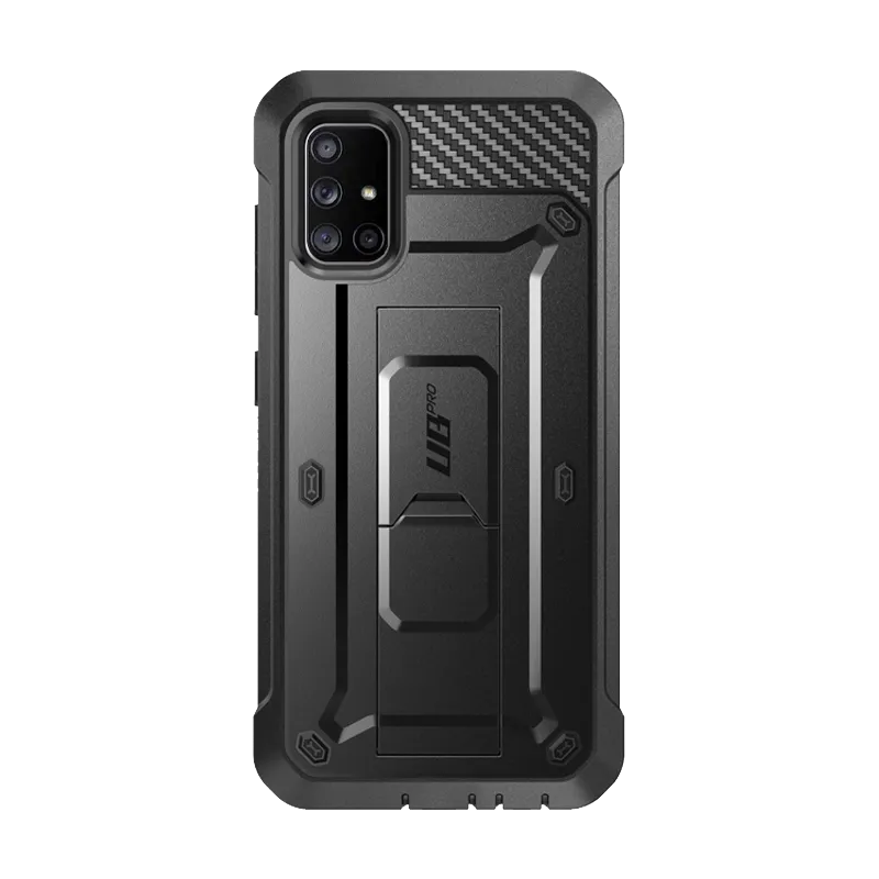 Galaxy A71 5G Unicorn Beetle PRO Rugged Case-Black Durable Build Texture