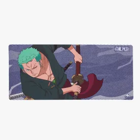 Energy Efficient One Piece x HG Mousepad XL - Zoro Blue