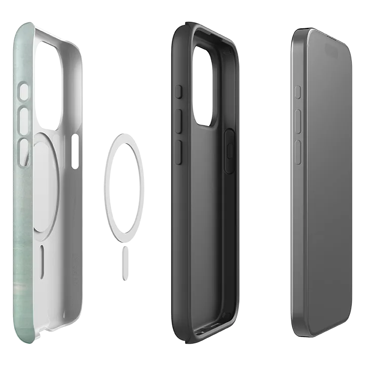 Comfort Use Matte Look Design iPhone MagSafe Tough Case - Sail Without A Wind By Maja Lindberg