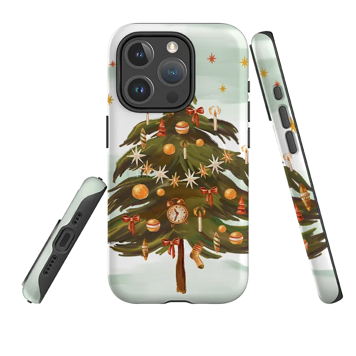 Durable Quality iPhone MagSafe Tough Case - Outdoor Xmas Tree