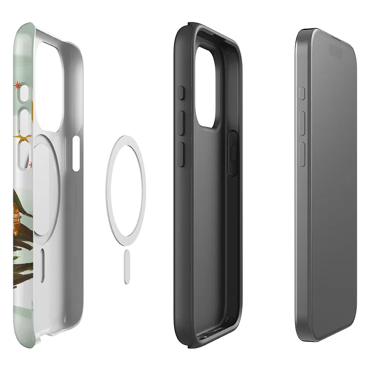 iPhone MagSafe Tough Case - Outdoor Xmas Tree Pocket Friendly Strong Frame