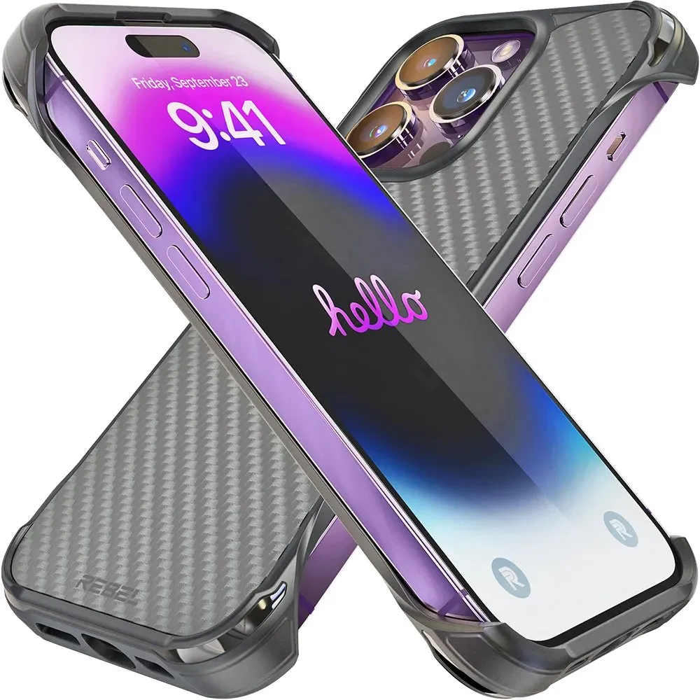 Transparent Edge Grip Texture Rebel Flex Series 14