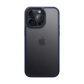 iPhone 15 Pro Max 6.7 inch Unicorn Beetle Style Slim Clear Case-Black Anti glare