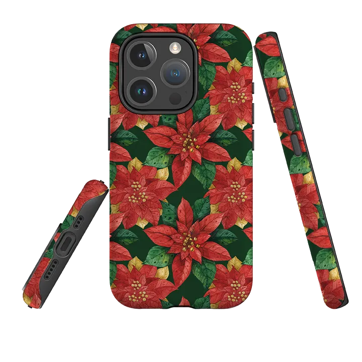 iPhone MagSafe Tough Case -  Blooms Of The Season II Creative Design Matte Detail