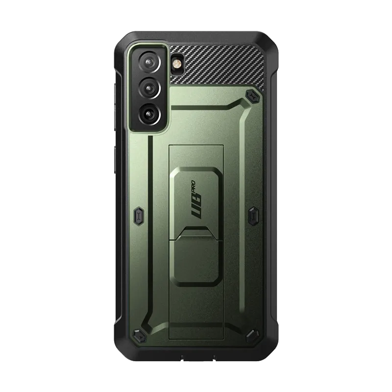 Professional Look Galaxy S21 FE Unicorn Beetle PRO Rugged Case-Dark Green