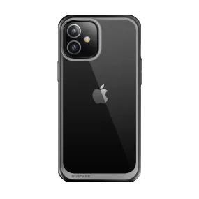 Protective cover Smooth Touch iPhone 12 mini 5.4 inch Unicorn Beetle Style Slim Clear Case-Black