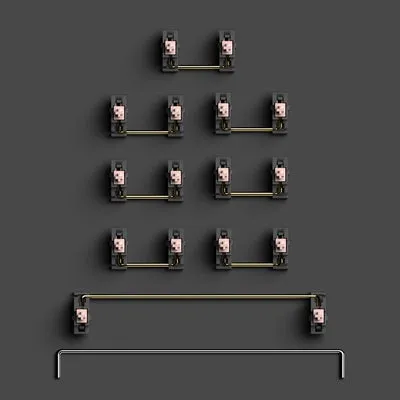 FL CMMK PLATE MOUNT STABILIZER Tactile Keys Set