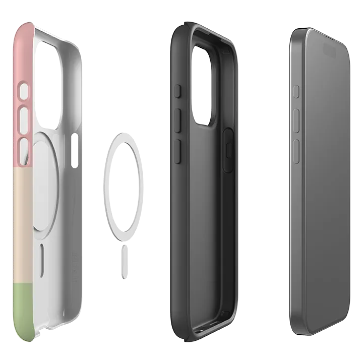 Clear Edge iPhone MagSafe Tough Case -  Big Bow Chroma II