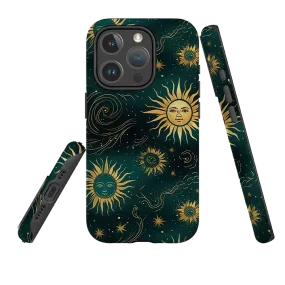 Minimal Build Texture Slim Texture iPhone MagSafe Tough Case - Vintage Galaxy II