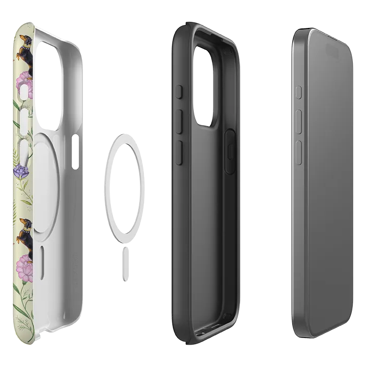 Elegant Pattern iPhone MagSafe Tough Case -  Doxy Day Afternoon Buttercream By Catherine Rowe