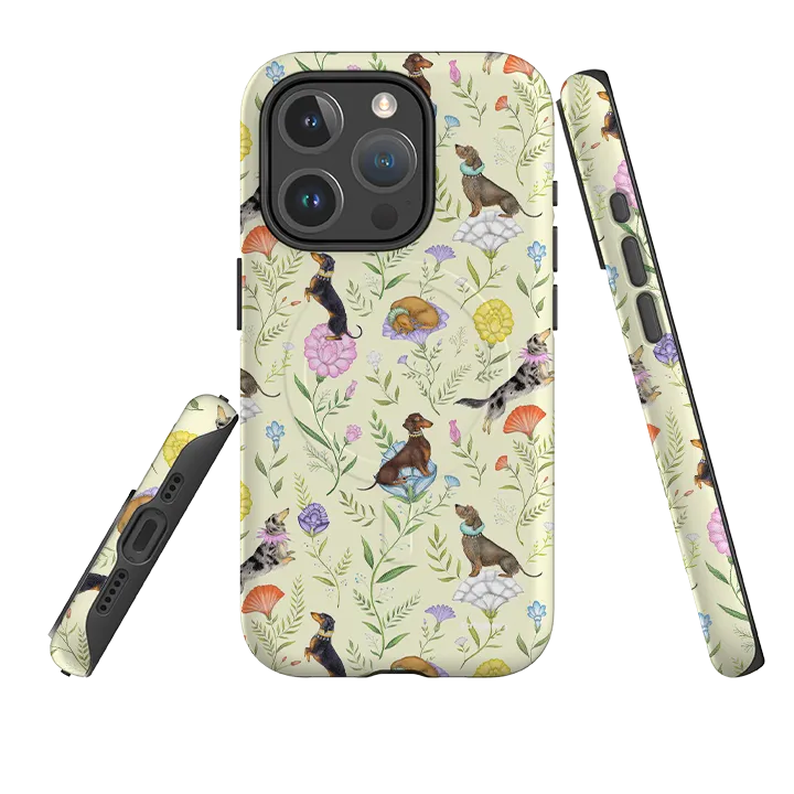 Premium Grip Flexible Edge iPhone MagSafe Tough Case -  Doxy Day Afternoon Buttercream By Catherine Rowe