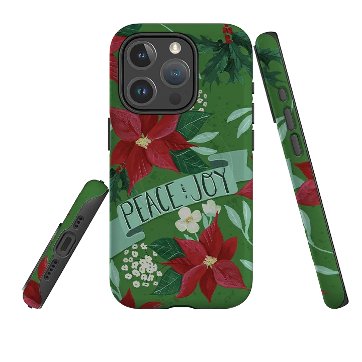 iPhone MagSafe Tough Case - Peace and Joy By Abby Jacobs Vivid colors Comfort Shield Texture