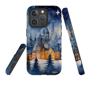iPhone MagSafe Tough Case -  Frosty Nights Protective Build Texture Smooth Finish Touch