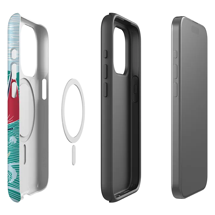 iPhone MagSafe Tough Case - Terns By Kate heiss Fashion Detail Vivid Pattern