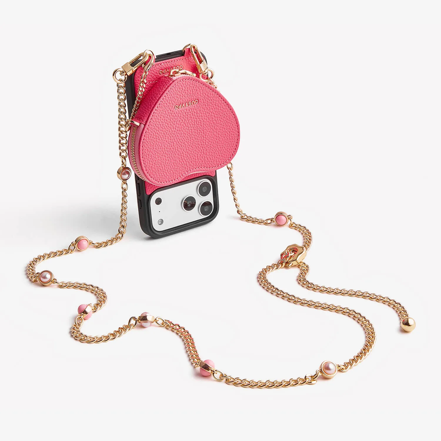 Heart Mate Kit- Lanyard Strap for iPhone Case with Magnetic Wallet Polished Texture Finish