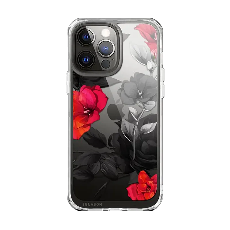 Urban Style Modern Frame iPhone 13 Pro Max Halo Case - Rose Black