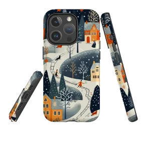 Comfort touch Vibrant Colors iPhone MagSafe Tough Case -  Winter Wonderland