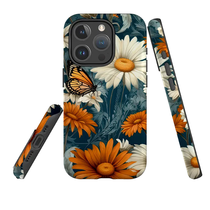 Luxury Look Fashion Touch iPhone MagSafe Tough Case - Butterfly Daisies