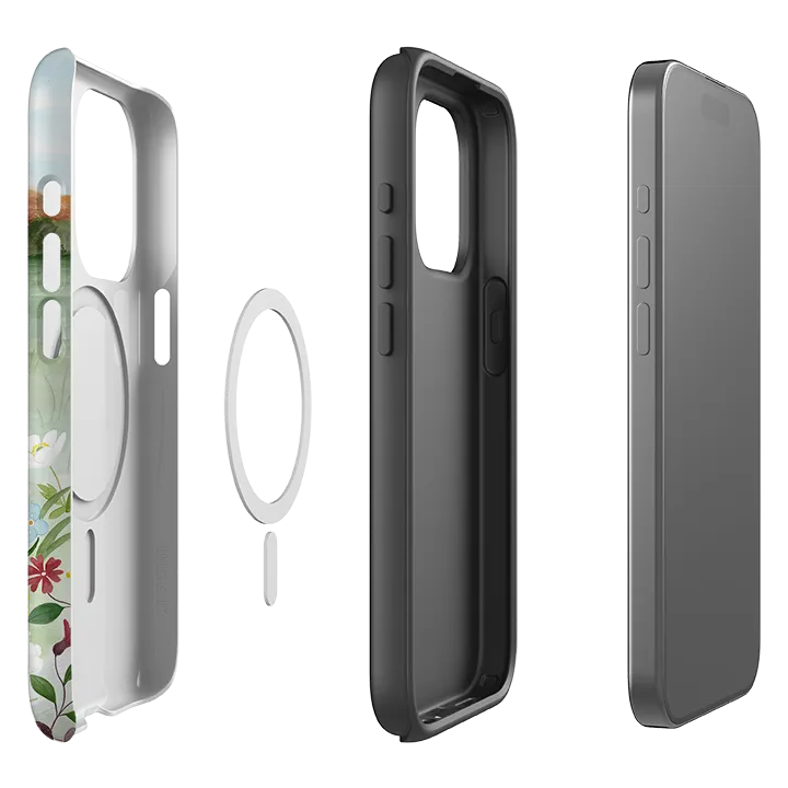 iPhone MagSafe Tough Case - Hares By Bex Parkin Hybrid Form Polished Texture Finish