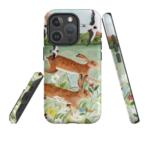 Flexible Grip Form Modern Edge iPhone MagSafe Tough Case - Hares By Bex Parkin