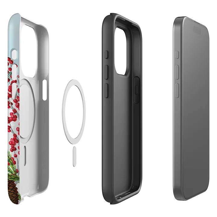 iPhone MagSafe Tough Case - Countryside Christmas By Abby Jacobs Slim Edge Smooth Finish Touch