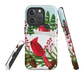 iPhone MagSafe Tough Case - Countryside Christmas By Abby Jacobs Matte Texture