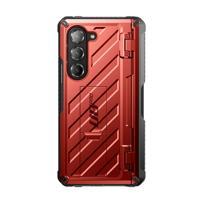 Practical Look Galaxy Z Fold6 Unicorn Beetle PRO Rugged Case - Metallic Red