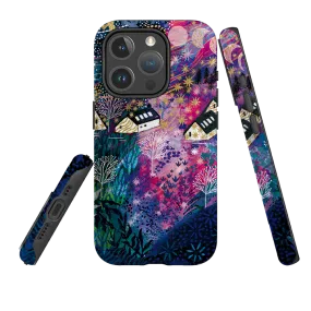 Rugged Look iPhone MagSafe Tough Case - Northern Lights By Emma Frances Grant