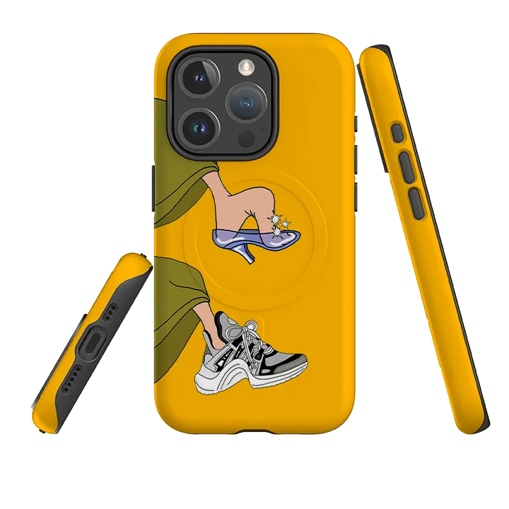 Shock Frame Matte Surface Design iPhone MagSafe Tough Case - Louis Vuitton Cinderella Honey By Angelica Hicks