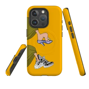 Shock Frame Matte Surface Design iPhone MagSafe Tough Case - Louis Vuitton Cinderella Honey By Angelica Hicks