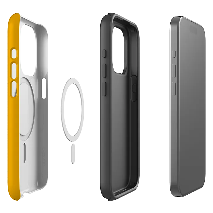 iPhone MagSafe Tough Case - Louis Vuitton Cinderella Honey By Angelica Hicks Transparent Edge Minimal Texture