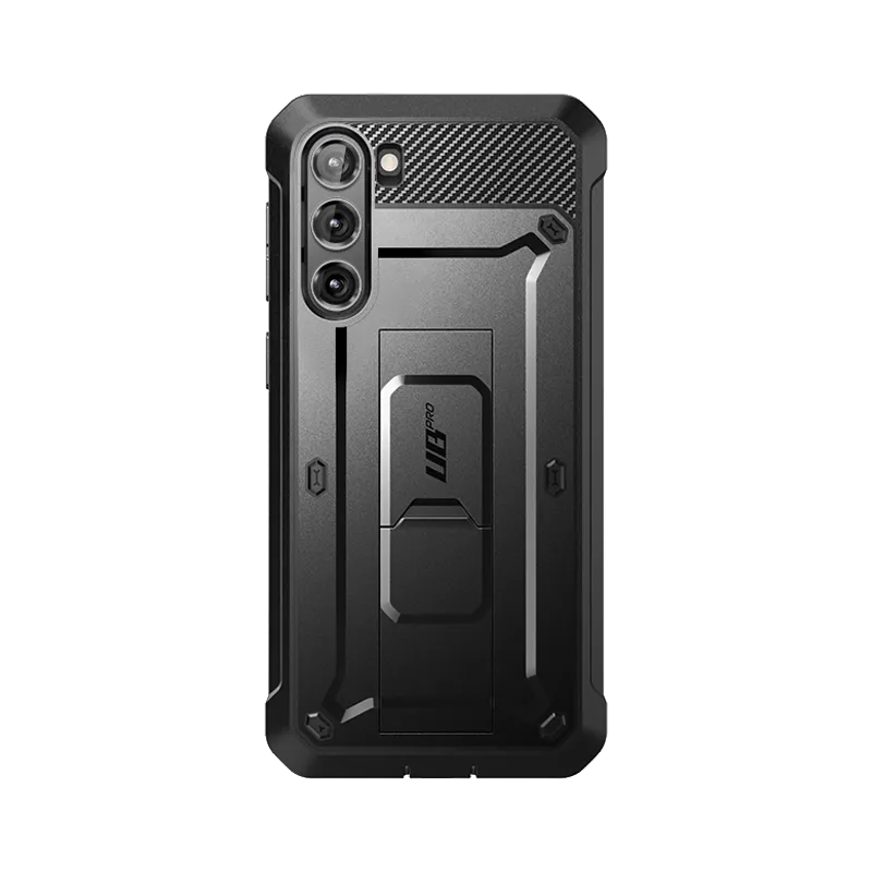 Premium Touch Matte Design Texture Galaxy S23 Plus Unicorn Beetle PRO Rugged Case-Black