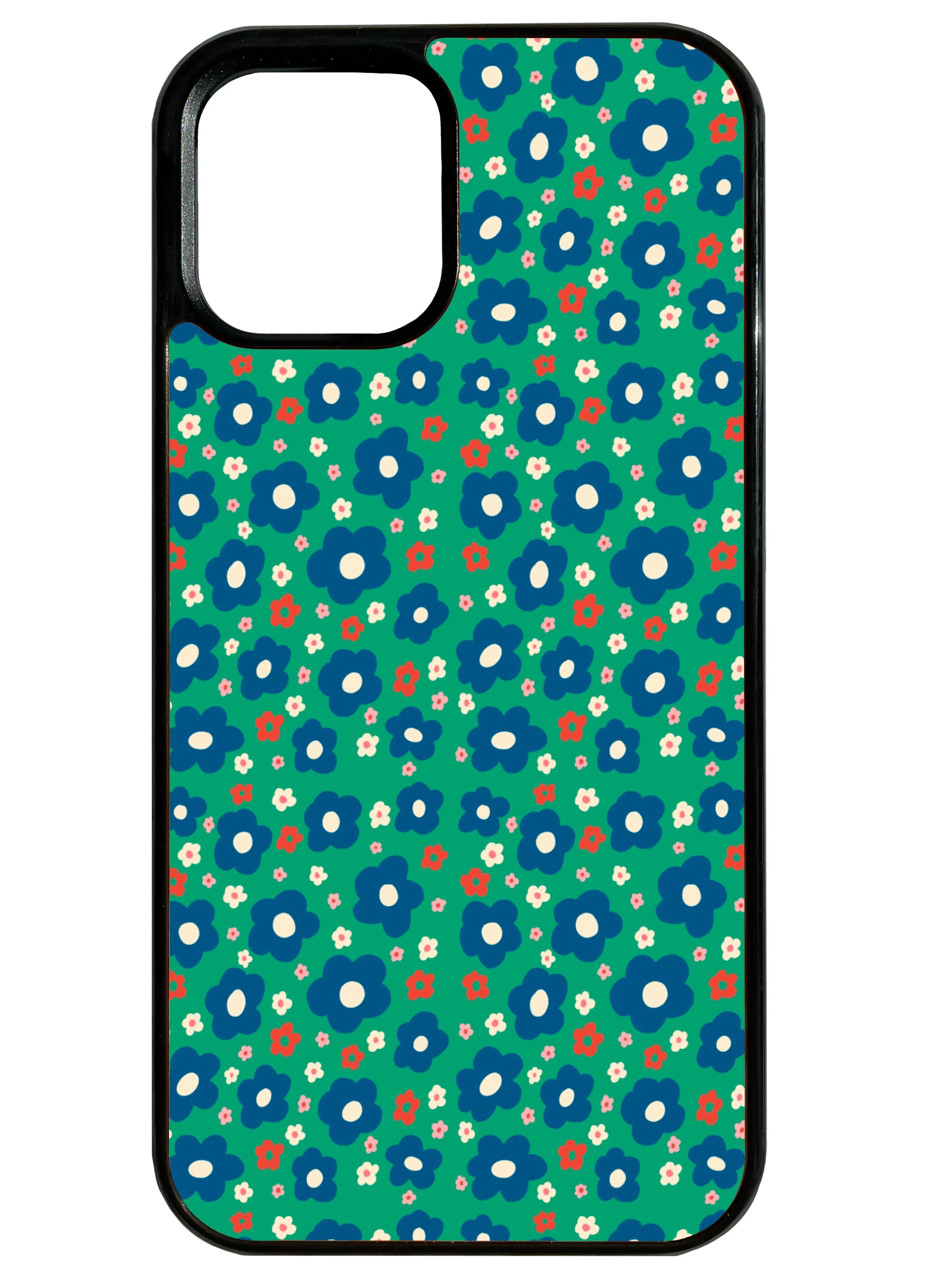 Soft Touching Premium Build Layer Floral in Green Phone Case