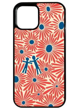 Office Accessory Flower Fields in Red Phone Case