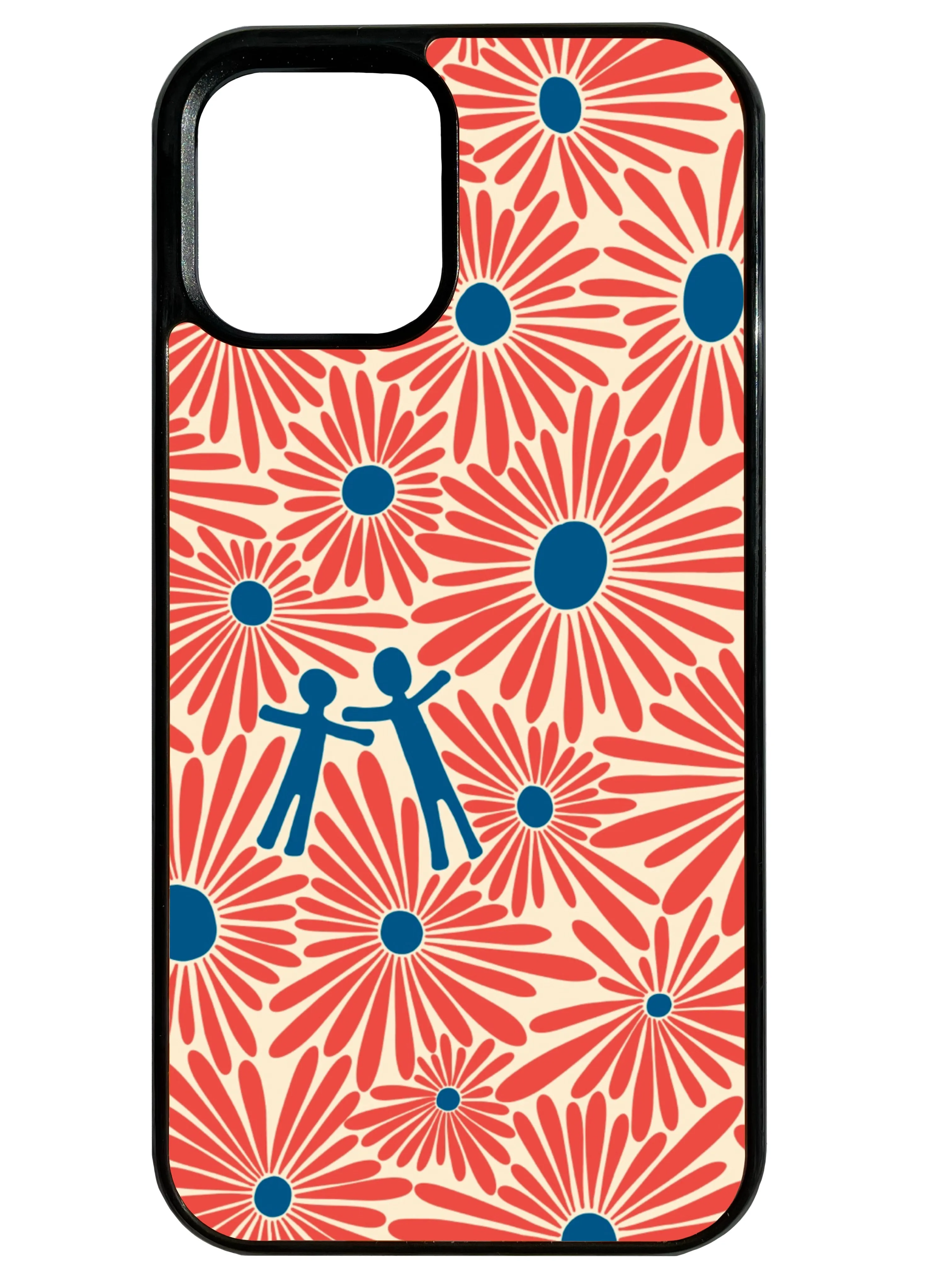 Flower Fields in Red Phone Case Elegant Build