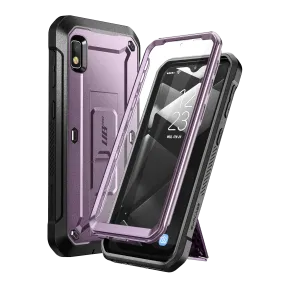 Urban Texture Galaxy A10e Unicorn Beetle Pro Rugged Holster Case-Metallic Purple